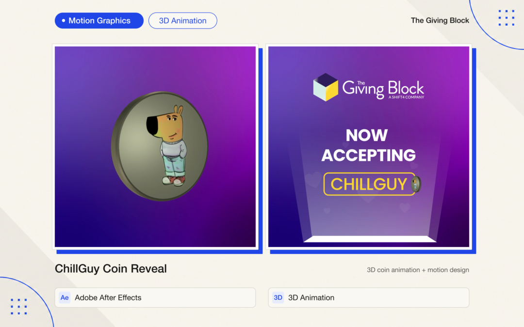 ChillGuy Coin Reveal | Motion Graphics & 3D Animation